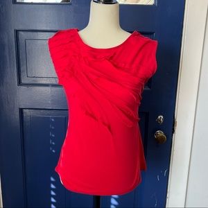 Red Sleeveless Shirt